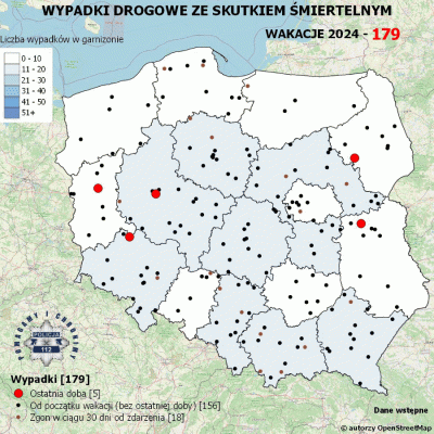 Salido - Minął 31. (z 73) dzień wakacji. 

W ciągu ostatniej doby miało miejsce 5 wyp...