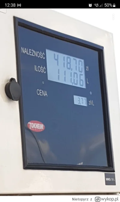 Nietopyrz - 17.05 2020 rok w czasie Covidu cena paliwa w Piasecznie, zdjęcie z kolekc...