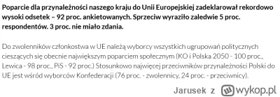 Jarusek - @RiaSci: ale dobrowolnie jesteśmy w UE, będąc w UE zgodziliśmy się na nieza...