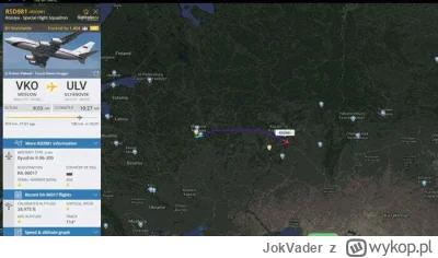 JokVader - @gargantel: wg flightradar Putin już na Uralu