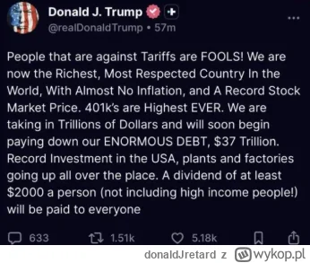 donaldJretard - #usa 
Komunista Trump chce wprowadzić UBI XDDDD