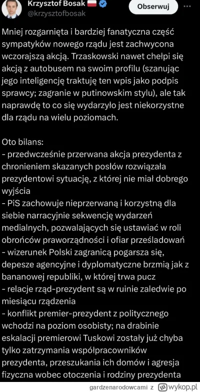 gardzenarodowcami - Bosak od wczoraj nie może sobie poradzić z tym, że miejsce przest...