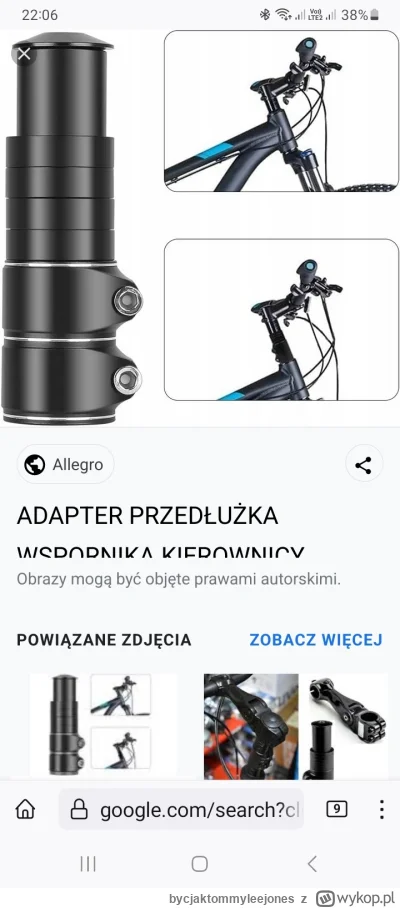 bycjaktommyleejones - @heez adapter, przedłużka mostka, jest tego od groma