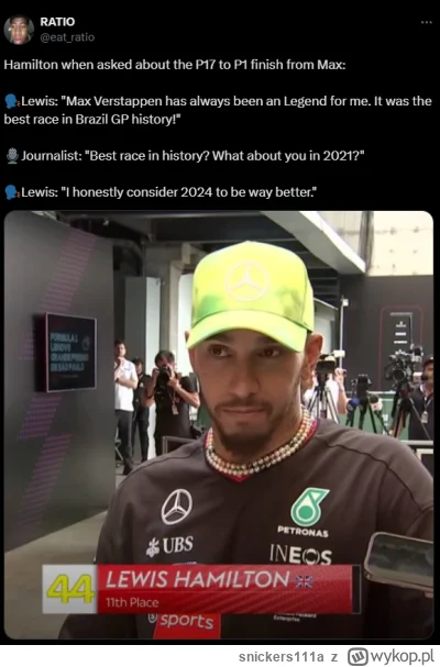 snickers111a - #f1 od kiedy chłop nie walczy o majstra, to można go lubić. Szanuje za...