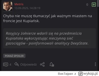 BasTajpan - Sytuacja na kierunku Kupianska wygląda coraz gorzej dla rosji. Ciekawe cz...