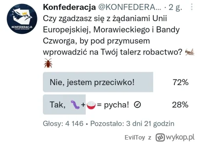 EvilToy - "wprowadzić pod przymusem na Twój talerz" - to już nawet nie jest manipulac...