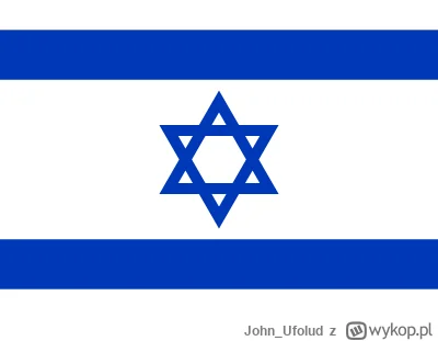 John_Ufolud - Flaga izr*ela gdyby był etnonacjonalistycznym państwem wyznaniowym 
#iz...
