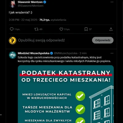 pogromca_kucy - Młodzieży Wszechpolskiej nie podoba się postawa wobec podatku katastr...