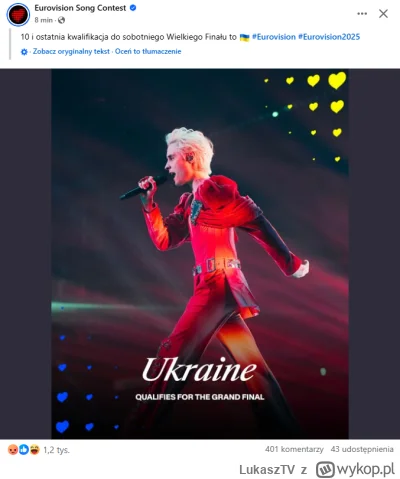 LukaszTV - Zadowolenia nie ma xd
#ukraina #eurowizja