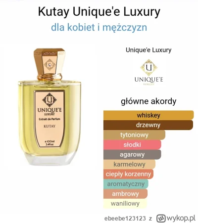 ebeebe123123 - #perfumy Unique'e luxury kutay - 6zl/ml