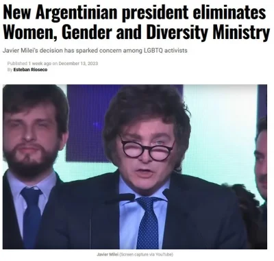 Roger_Casement - Gdy libertariański rząd Argentyny likwiduje niepotrzebne ministerstw...