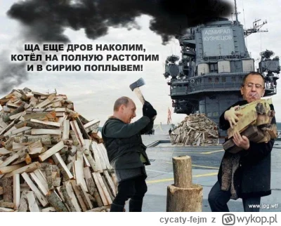 cycaty-fejm - Będą odpalać Kuzniecowa! Pieskow mówił! Marynarze znoszą już drewno na ...