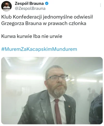 officer_K - No i koniec udawania. Cała k0nfederacja oficjalnie stoi w jednym rzędzie ...