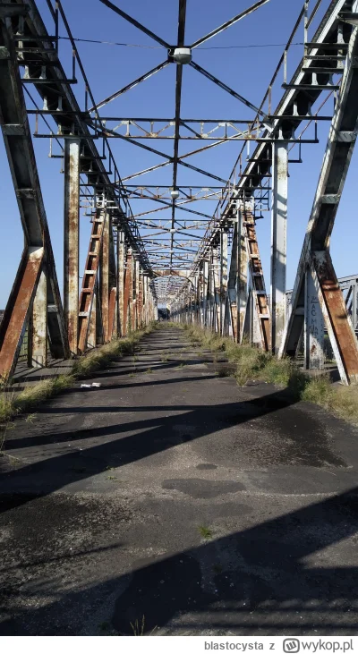 blastocysta - Tczew, zamknięty  most drogowy przez Wisłę. Obok jest też kolejowy, któ...