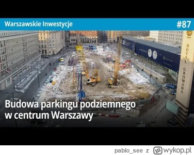 pablo_see - Budują podziemny parking i odgrodzili ulicę  od chodnika żeby jakaś pierd...