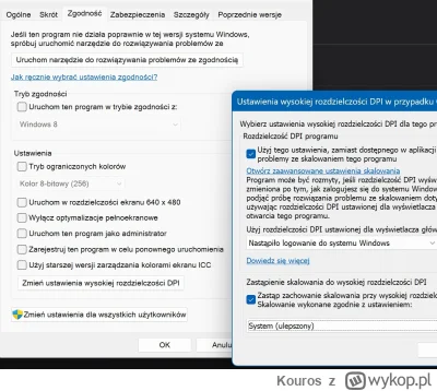 Kouros - @runnerrunner: prawy klik na skrót do programu -> właściwości -> zgodność ->...