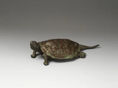 Loskamilos1 - Żółwik, ozdoba japońska stworzona w XIX wieku, autor nieznany.

#necrob...