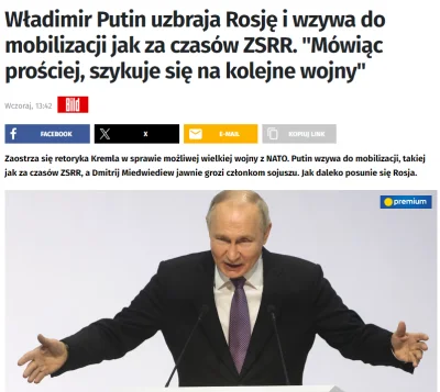 Wilczynski - #ukraina Straszenie wojną na całego. Mam rozumieć, że jak po dwóch latac...