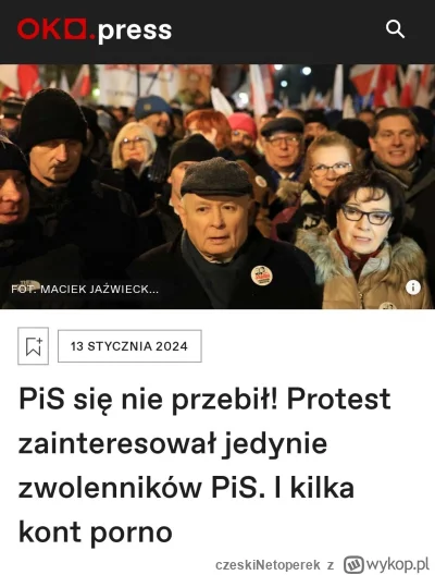 czeskiNetoperek - Skończyła się kasa z Funduszu Sprawiedliwości na farmy trolli, i od...