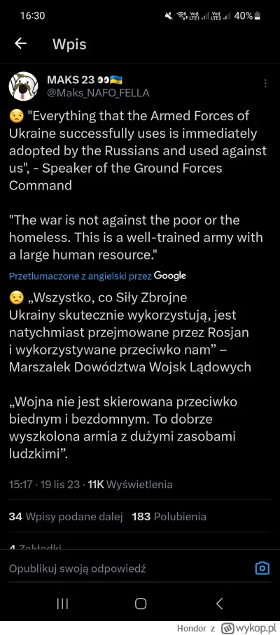 Hondor - #wojna halo co jest 0.o