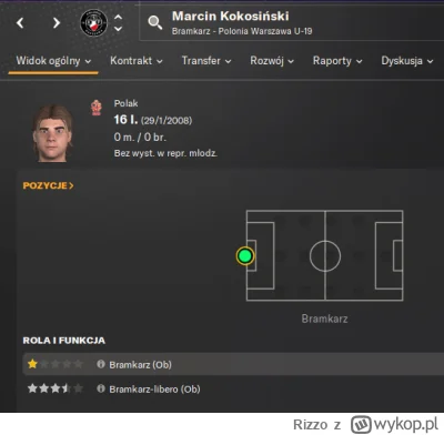 Rizzo - #footballmanager Gdzie się wysyła zawodnika do biegania po parku? xD