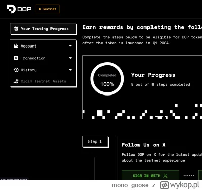 mono_goose - @Amelcio: Zadania powinny być w zakładce "Your testing progress"