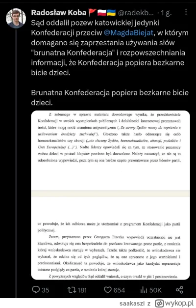 saakaszi - Kolejna porażka konfederacji, btw a czy to nie czasem kuce i konfa najgłoś...