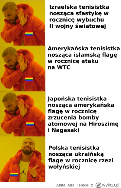 AnitaAlfaFemcel - #tenis #polska #wolyn #p0lka #humorobrazkowy