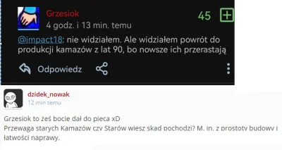 robertkk - Czyżbyś Dzidek sugerował, że nowsze ich przerastają? Nie wygląda to dobrze...