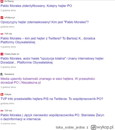 takasobiejedna - Tutaj artykuły które się ukazały w internecie, żadna z tych redakcji...