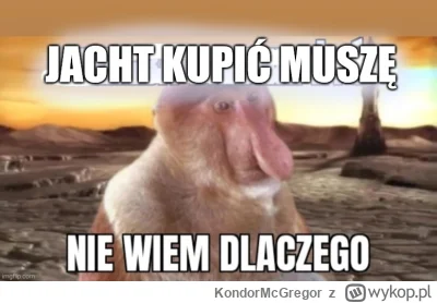 KondorMcGregor - #konkursnanajbardziejgownianymemznosaczem #kpo #heheszki