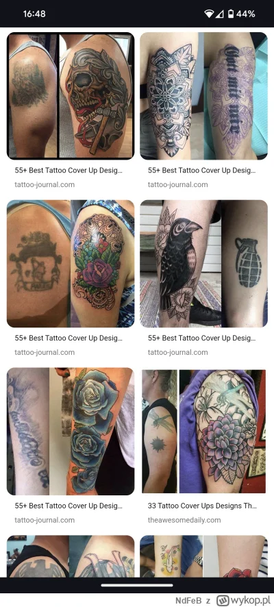 NdFeB - @daeun: to by wyjaśniało dlaczego większość ludzi zakrywa stare tatuaże nowym...