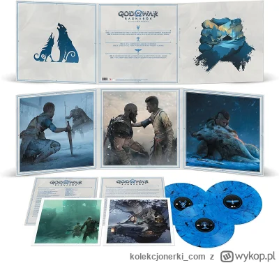 kolekcjonerki_com - Niebieskie winyle z soundtrackiem z God of War Ragnarök dostępne ...