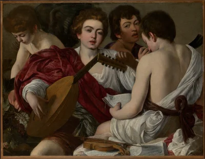 Loskamilos1 - Caravaggio oraz jego dzieło zatytułowane "Muzycy", rok 1597.

#necroboo...
