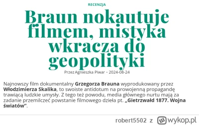 robert5502 - Do półświatka geopolityki Brauna powinien wkroczyć ale lekarz 
#polityka...