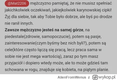 AlienFromWenus - Do czego kobiecie jest przydatny mężczyzna (w związku z nią)?

Jak c...