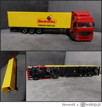 XkemotX - #rozdajo
Odkopałem z piwnicy model ciężarówki Mercedes Benz #biedronka w sk...