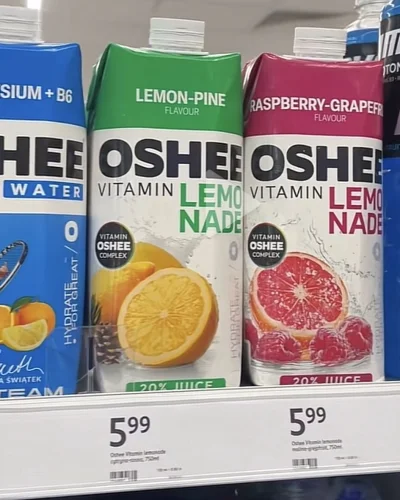 MaxiuBaxiu - No i to jest zmiana na plus. Oshee w kartonikach. Co nie zmienia faktu, ...