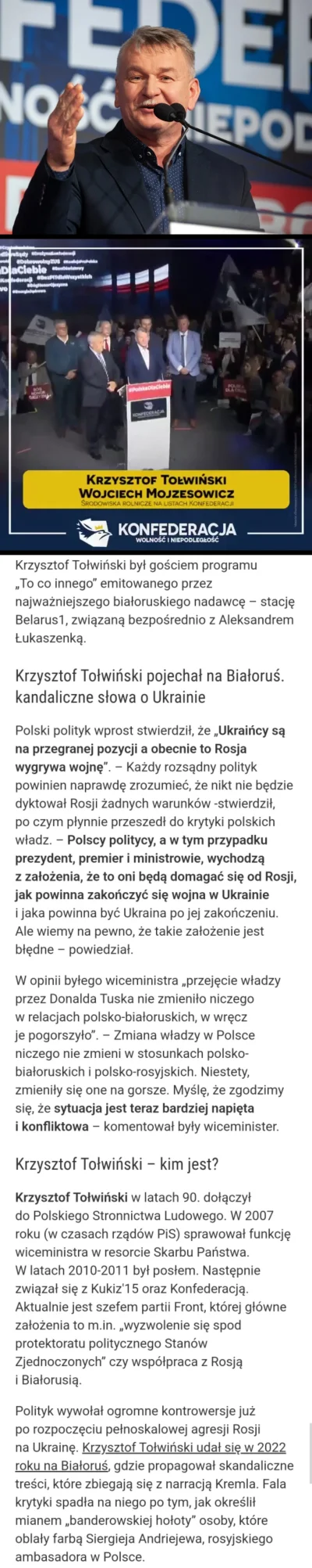 officer_K - krzysztof tołwiński - prorosyjski "polityk" mocno związany z pisem oraz k...