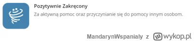 MandarynWspanialy - @wykop: hej, jest takie osiągnięcie. Tak tylko sugeruję delikatni...