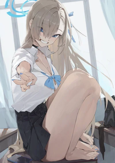 mesugaki - #anime #randomanimeshit #bluearchive #asuna #schoolgirl