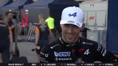 QRQ - #f1 Przed wyścigiem Leclerc zapytał się Gaslyego czy też jedzie na 1 pit stop. ...
