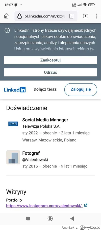 AnonLek - Tu z kolei główny egzekutor, Krzysztof Walentowski. W TVP od niecałych 2 la...