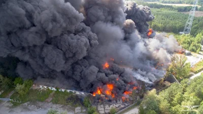 omeprazol - Dokładnie 5 lat temu podobny pożar koło Polkowic, 60km od Zielonej Góry