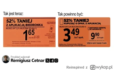 Reinspired - Ciekawe kiedy ktoś zajmie się UREGULOWANIEM PROMOCJI I CENÓWEK W SKLEPAC...