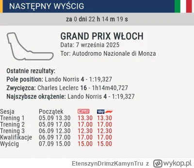 EtenszynDrimzKamynTru - Już się nie mogę doczekać, pędzę żeby zdążyć na 17 ( ͡º ͜ʖ͡º)...
