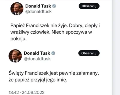 powrut_krula - xD Ciekawe co będzie pisać o następcy ( ͡°( ͡° ͜ʖ( ͡° ͜ʖ ͡°)ʖ ͡°) ͡°)
...