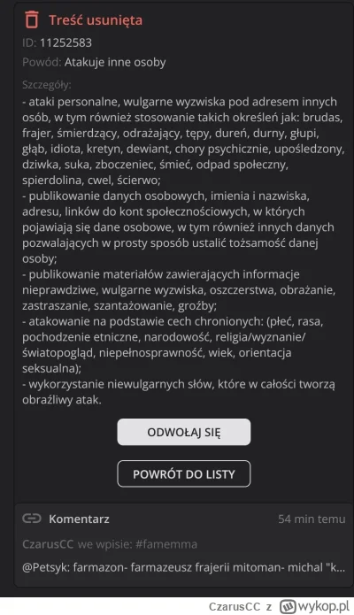 CzarusCC - #famemma help desk fame-mma dzisiaj działa pełną parą ( ͡º ͜ʖ͡º)
oficjalni...