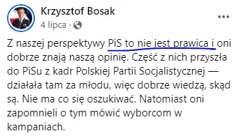 Bujak - >w takim razie Tusk to lewica?

@Ravau23: niektórzy twierdzą że pis nie jest ...