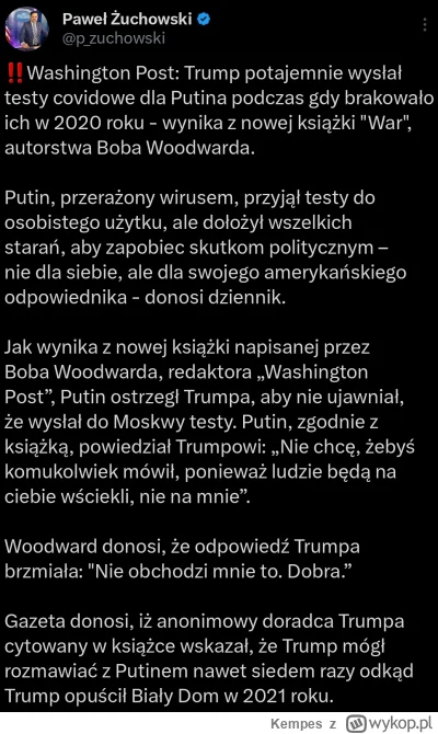 Kempes - #ukraina #rosja #wojna #polityka #usa #trump

Ciekawe, kto w Polsce popiera ...